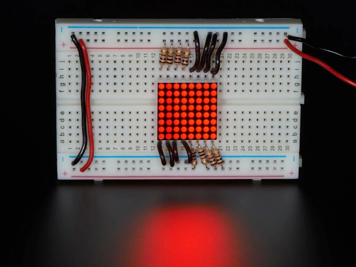 Miniature 8x8 Red LED Matrix - Image 2
