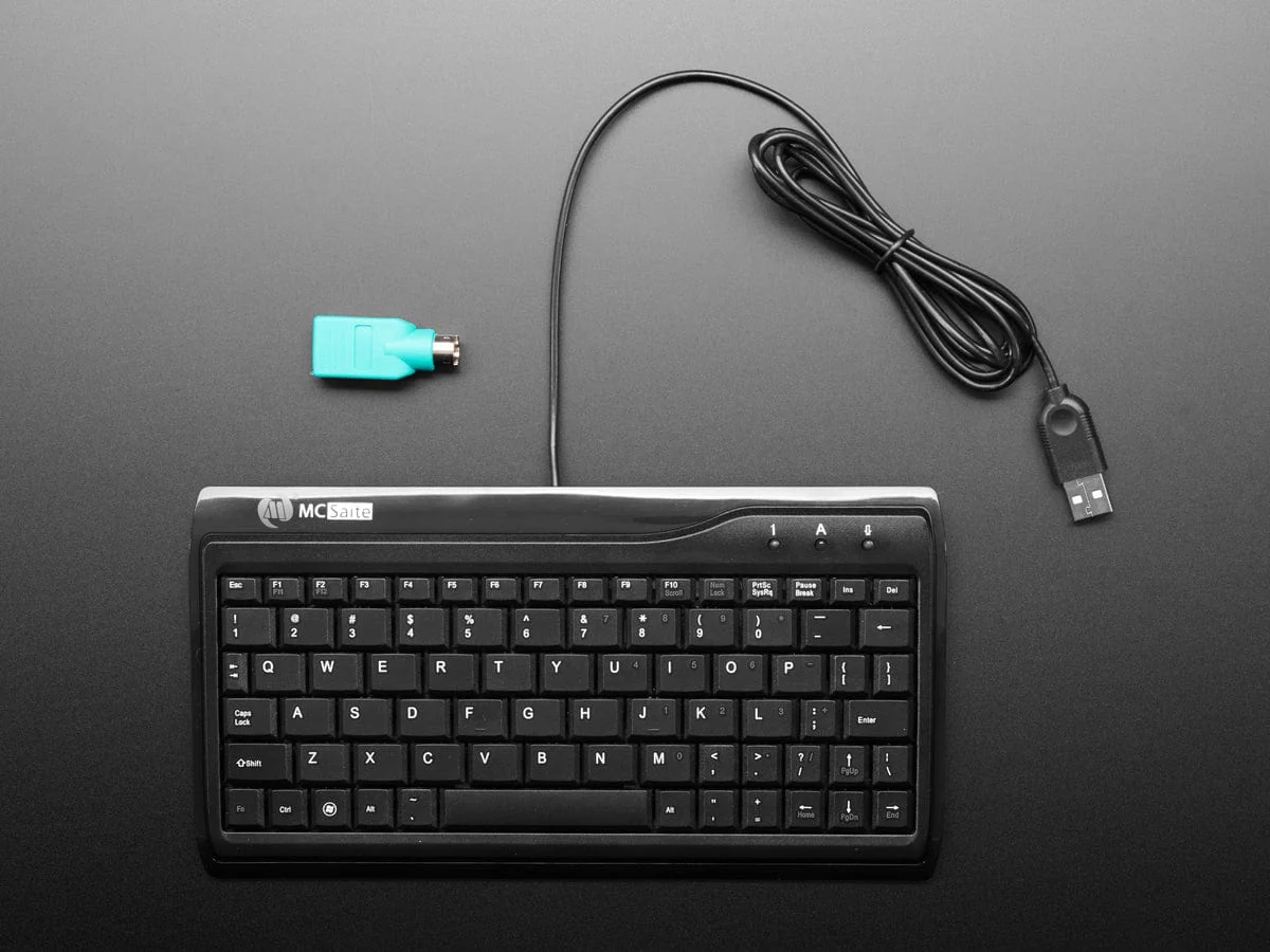 Miniature Keyboard- Microcontroller-Friendly PS/2 and USB - Image 2