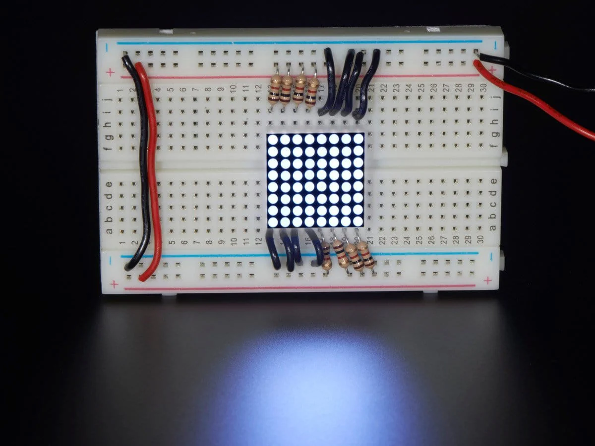Miniature Ultra-Bright 8x8 White LED Matrix - Image 2