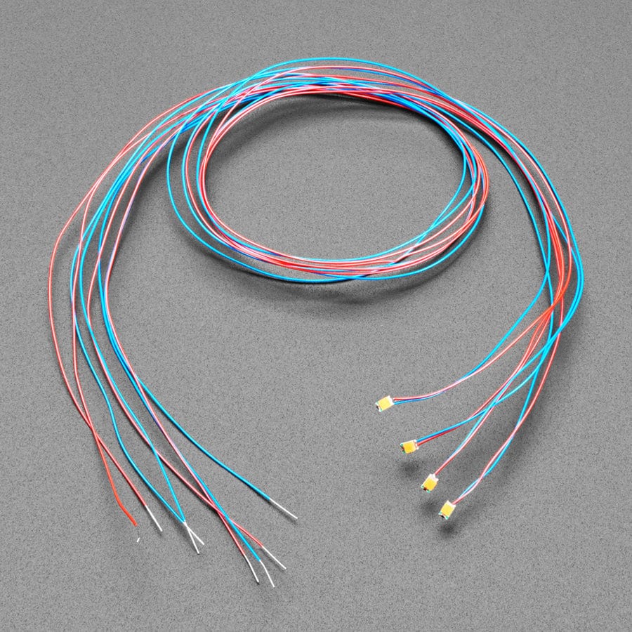 Miniature Wired Pink LEDs - 0805 SMT (5 pack) - Image 2