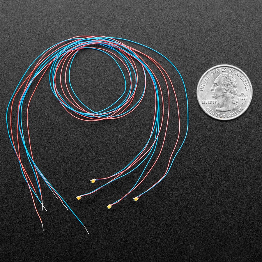 Miniature Wired Pink LEDs - 0805 SMT (5 pack) - Image 4