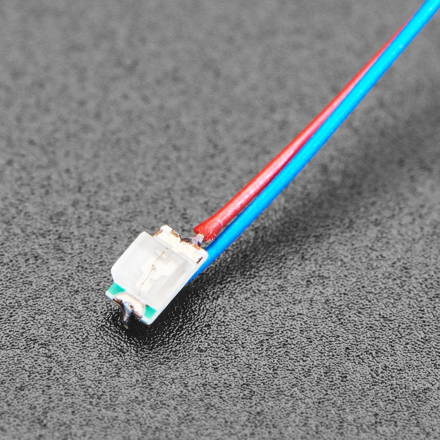 Miniature Wired Pure Green LEDs - 0805 SMT (5 pack) - Image 3