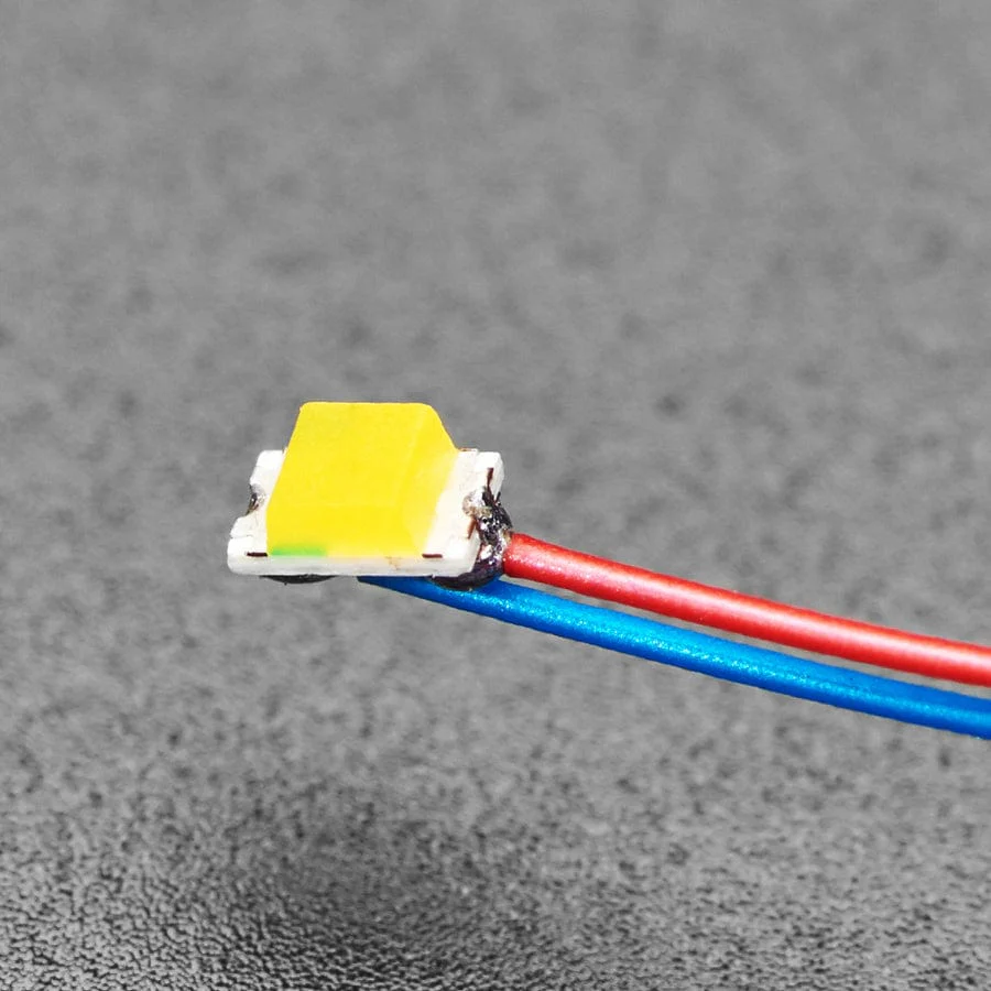 Miniature Wired Warm White LEDs - 0805 SMT (5 pack) - Image 3