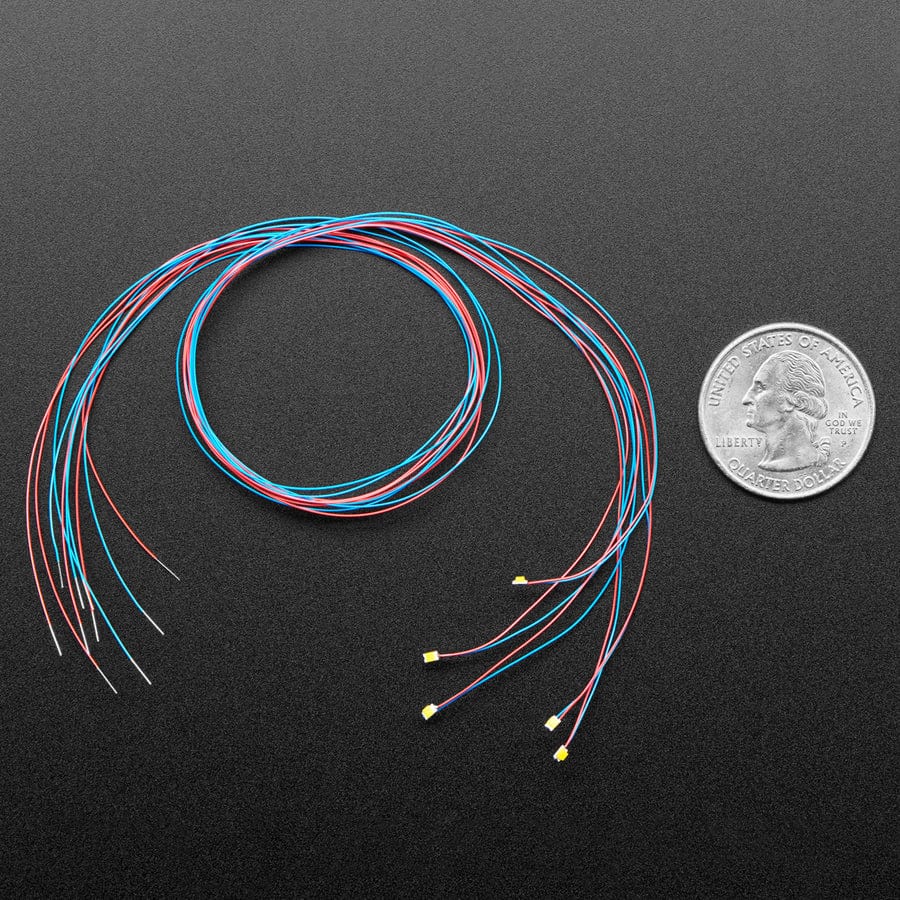 Miniature Wired Warm White LEDs - 0805 SMT (5 pack) - Image 4