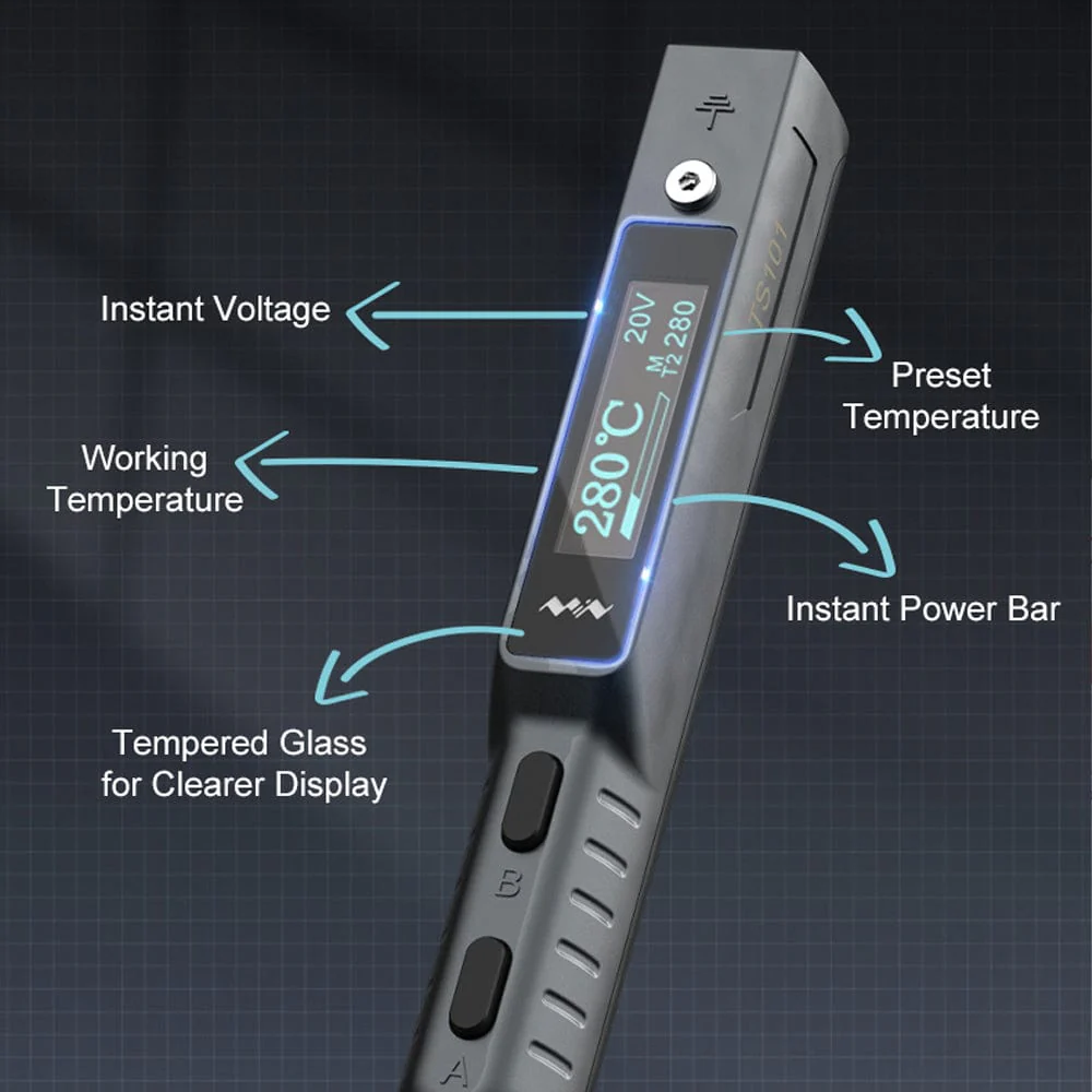 Miniware TS101 Smart Soldering Iron - Image 2