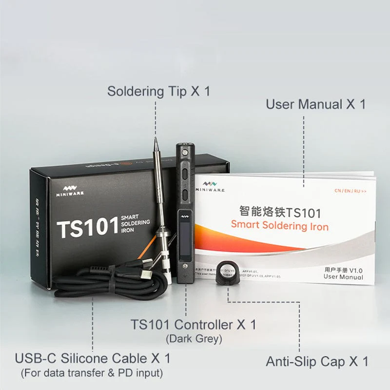 Miniware TS101 Smart Soldering Iron - Image 6