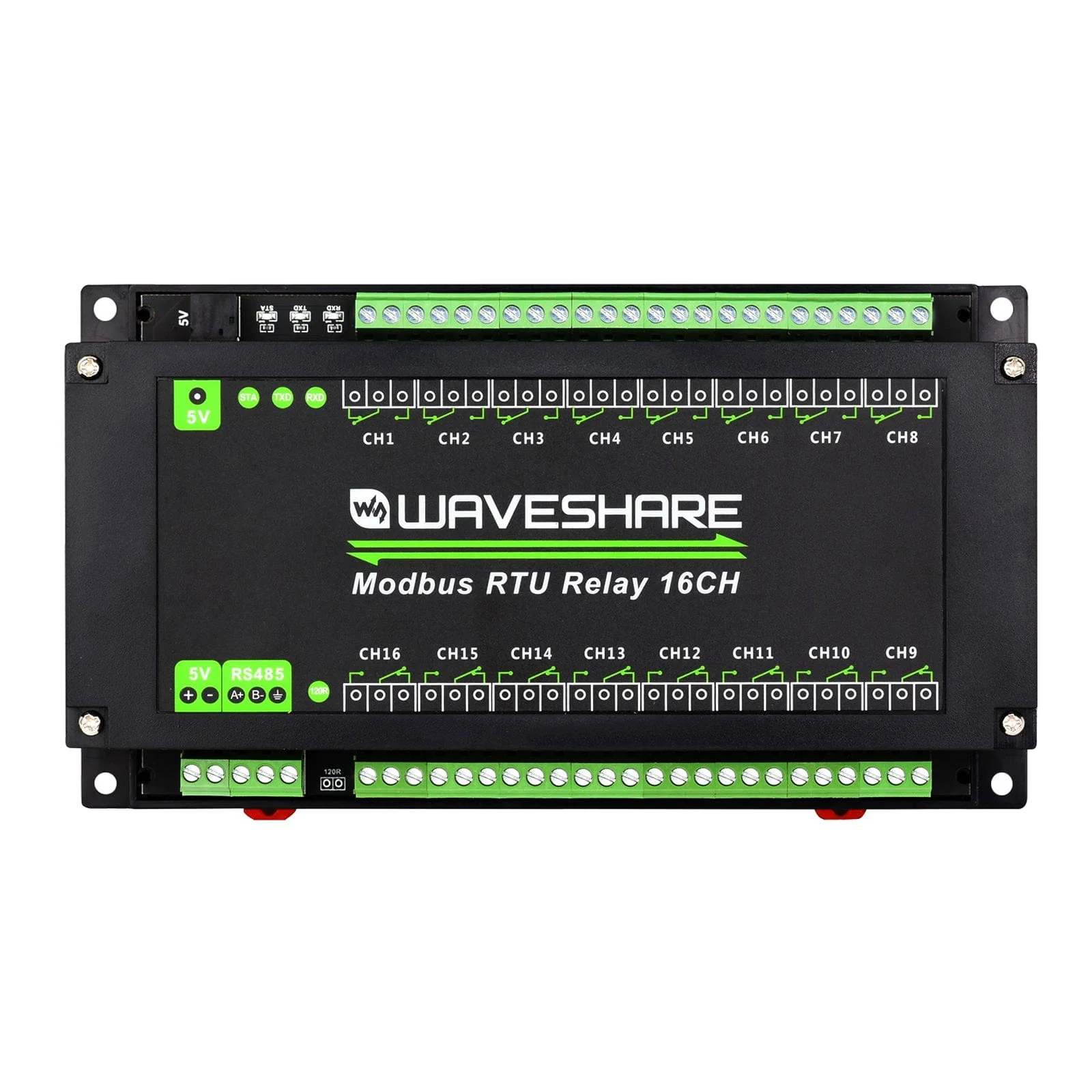 Modbus RTU 16-Channel Relay Module - Image 2