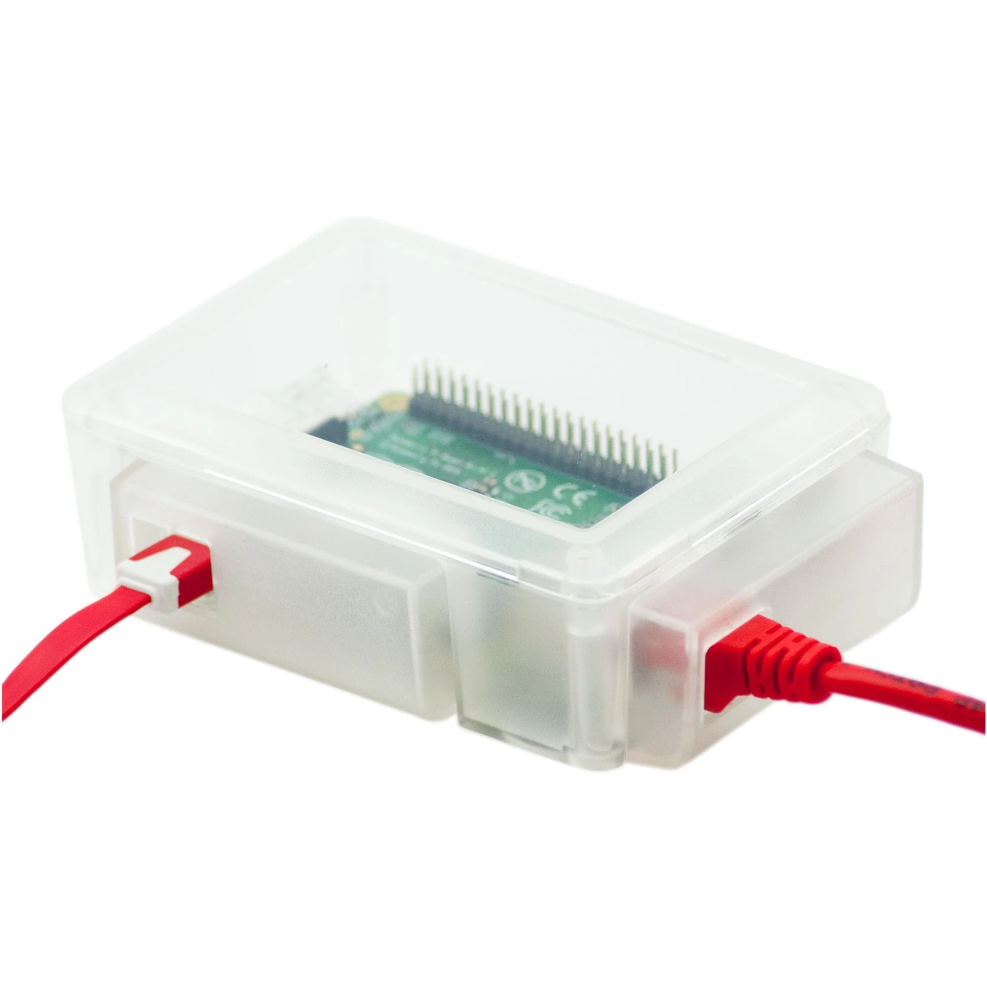 USB & HDMI Cover for Modular Raspberry Pi 3 Case - Clear - Image 2