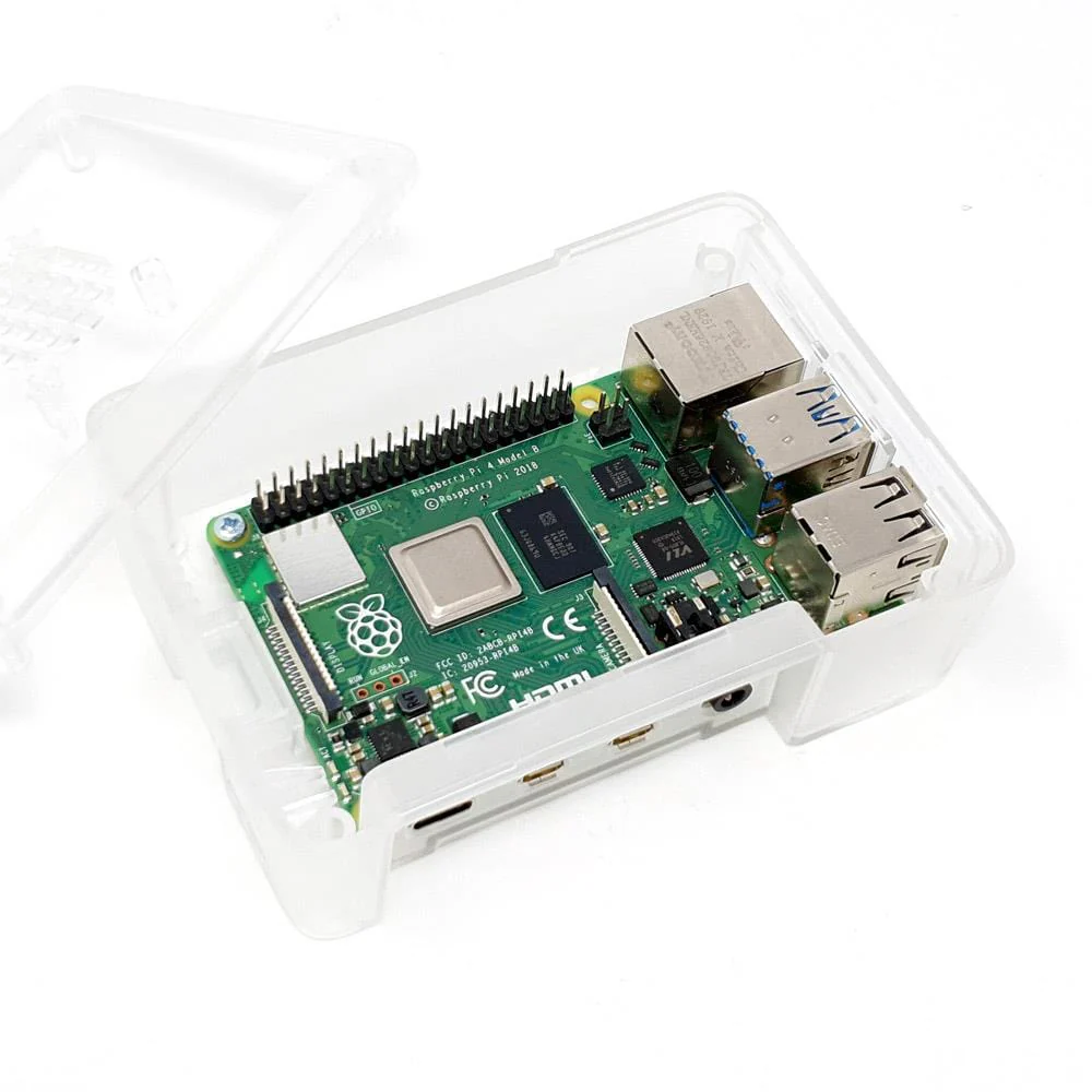 Modular Raspberry Pi 4 Case - Clear - Image 2