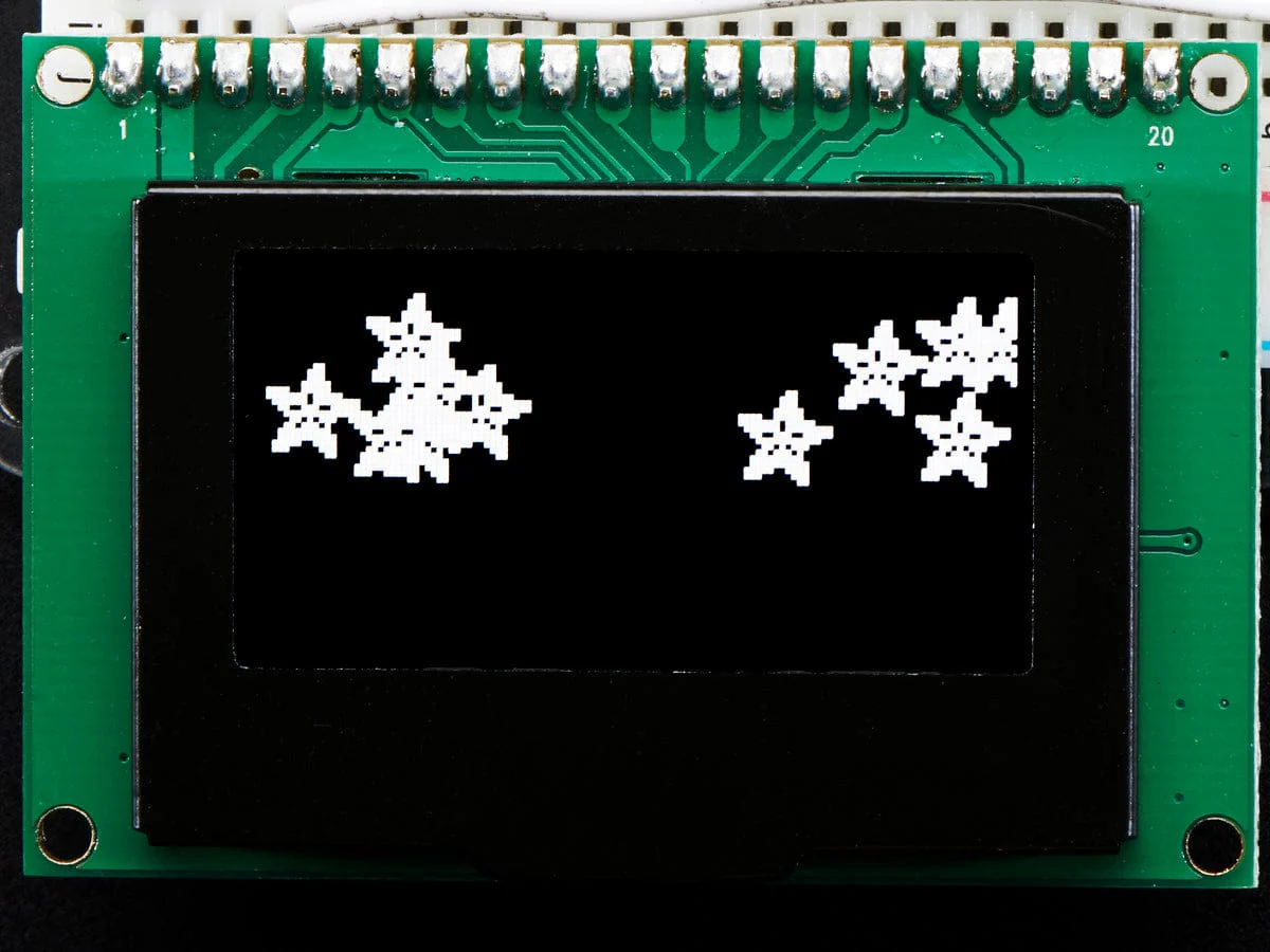 Monochrome 1.54" 128x64 OLED Graphic Display Module Kit [Discontinued] - Image 8