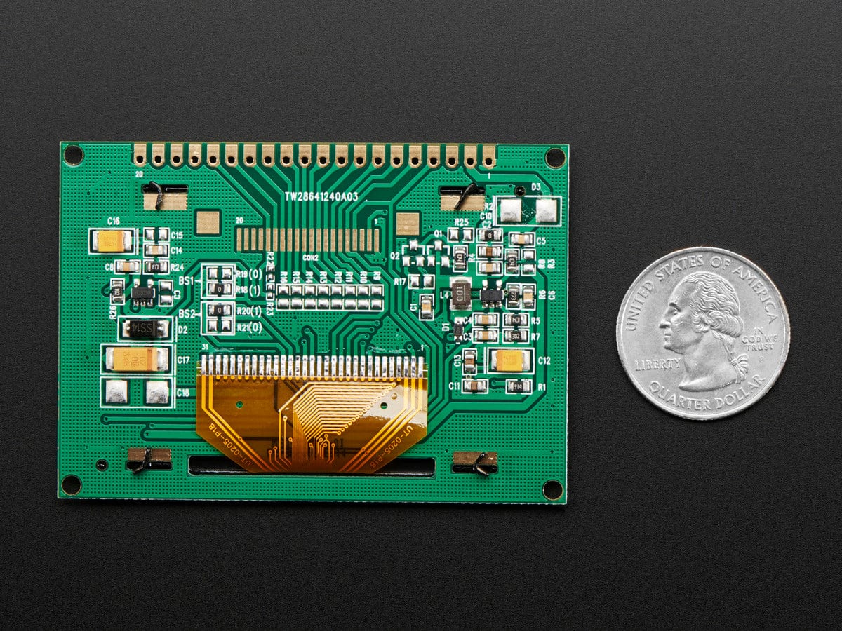 Monochrome 2.42" 128x64 OLED Graphic Display Module Kit - Image 10