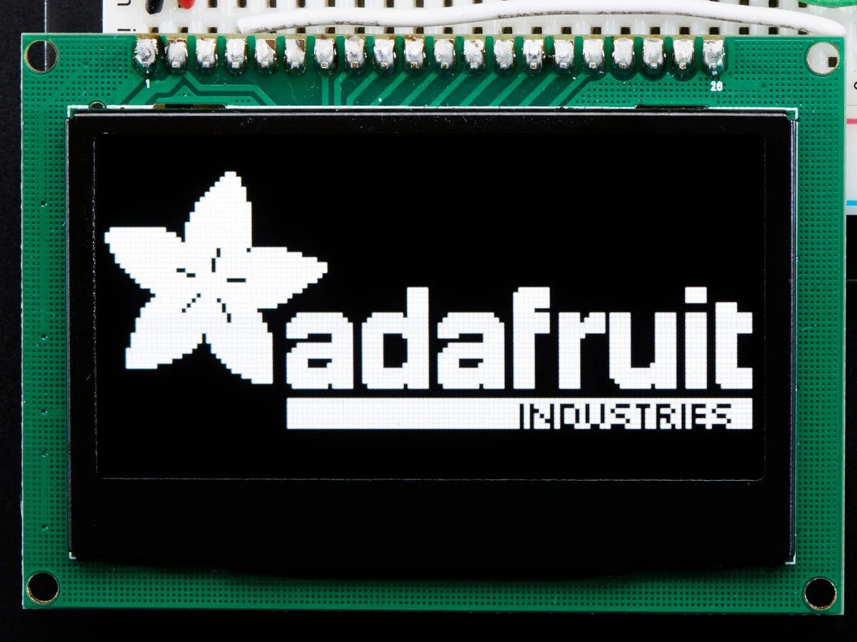 Monochrome 2.42" 128x64 OLED Graphic Display Module Kit - Image 3
