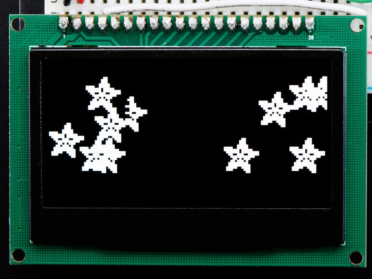 Monochrome 2.42" 128x64 OLED Graphic Display Module Kit - Image 8