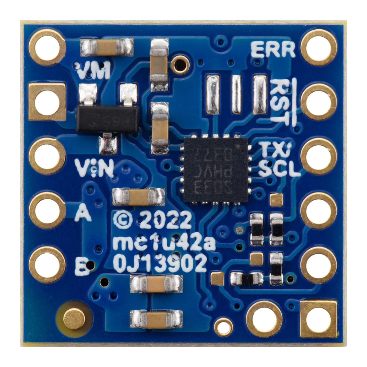 Motoron M1T256 Single I²C Motor Controller (Pins Pre-soldered) - Image 3