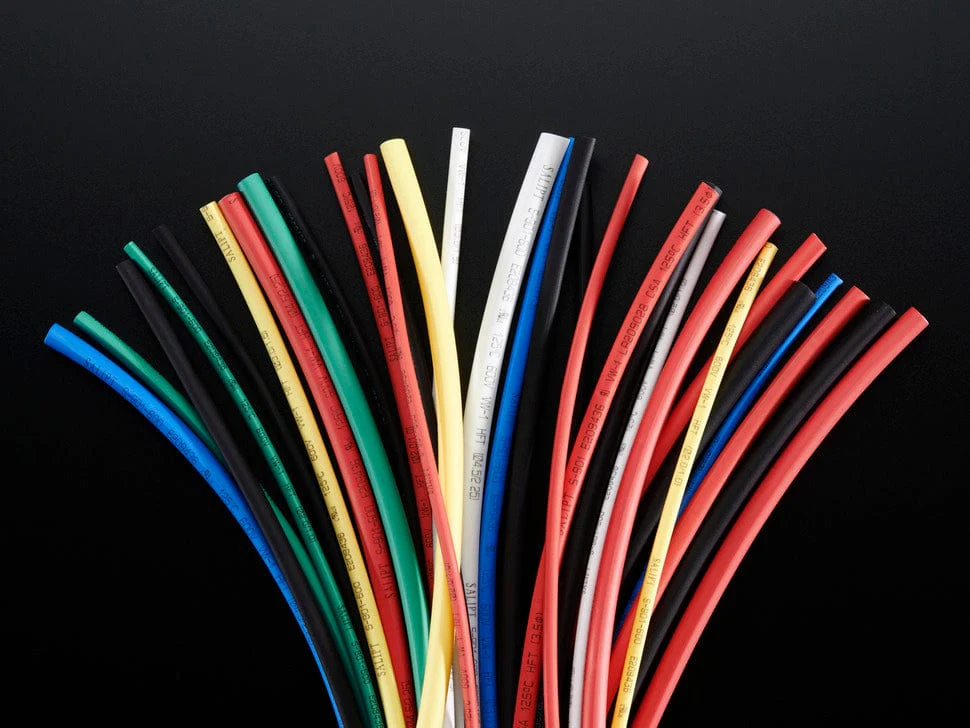 Multi-Colored Heat Shrink Pack - 3/32" + 1/8" + 3/16" Diameters - Image 2