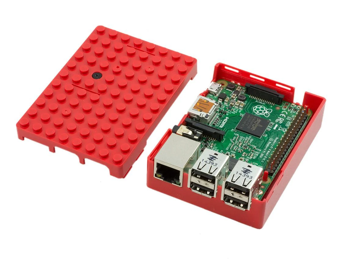 Pi-BLOX Pi3 Case - Red [Discontinued] - Image 2