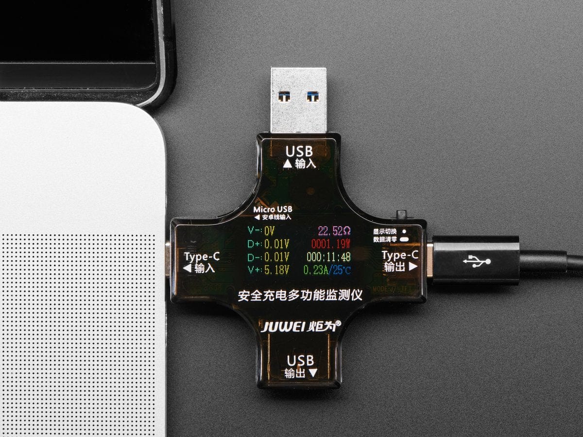 Multifunctional USB Digital Tester - USB A and C - Image 2