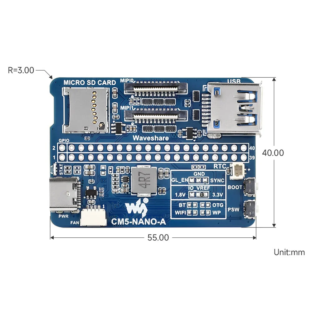 Nano Base Board A for CM5 - Image 7
