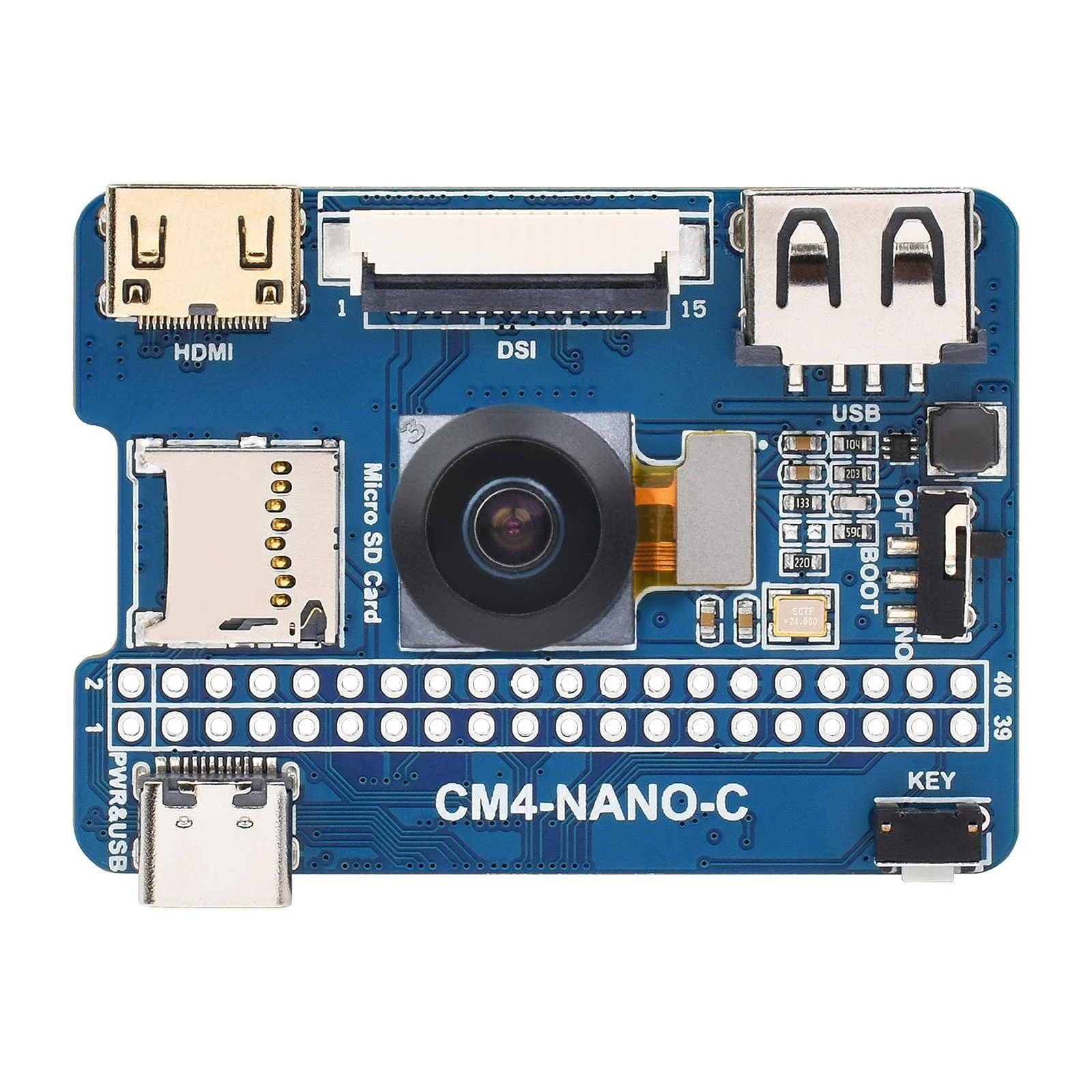 Nano Base Board (C) for Raspberry Pi CM4 - Image 2