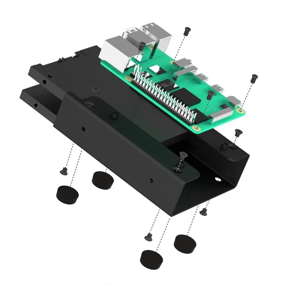 NAS Bracket for Raspberry Pi and 2.5" SSDs - Image 3