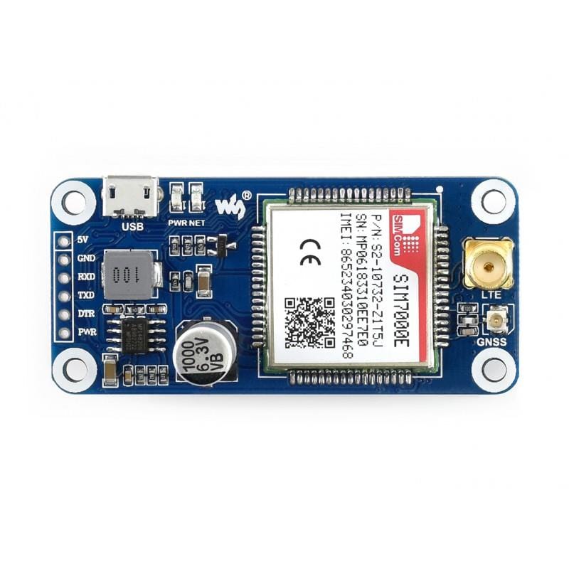 NB-IoT / eMTC / EDGE / GPRS / GNSS HAT for Raspberry Pi - Image 2