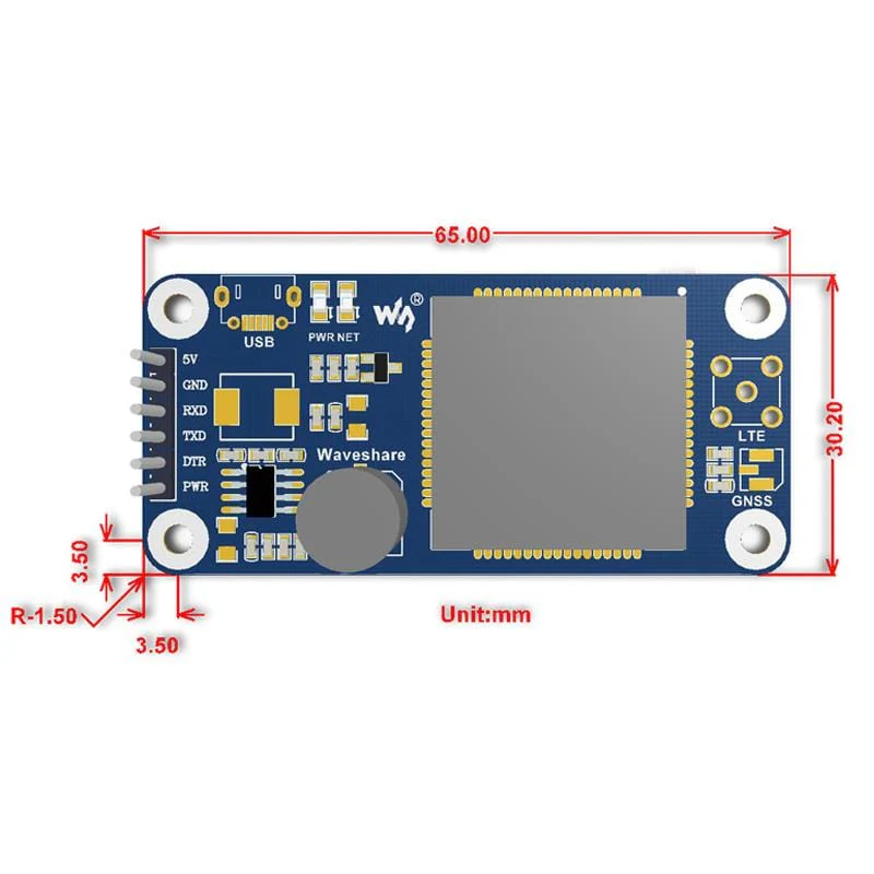 NB-IoT / eMTC / EDGE / GPRS / GNSS HAT for Raspberry Pi - Image 9