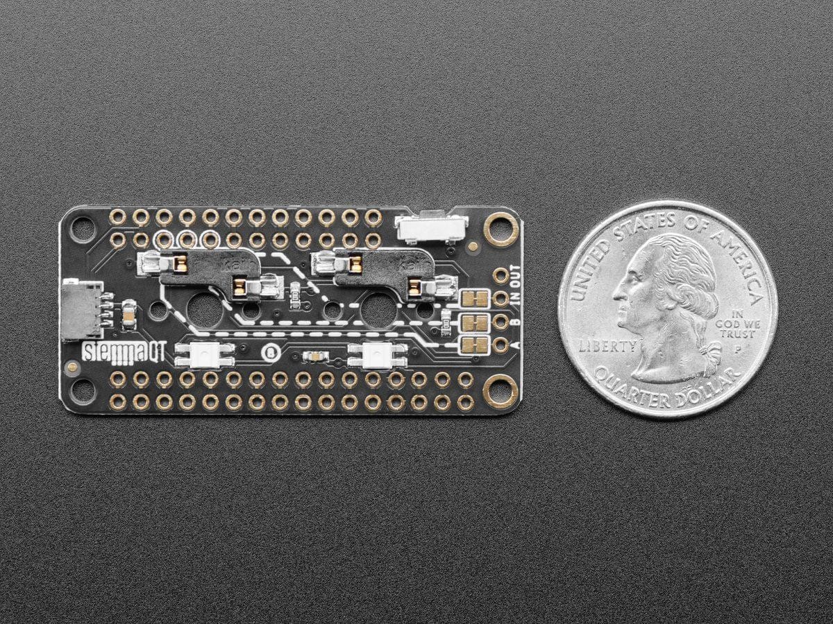NeoKey FeatherWing - Two Mechanical Key Switches with NeoPixels - Image 6