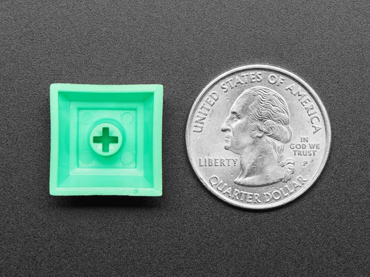 Neon Green DSA Keycaps for MX Compatible Switches - 10 pack - Image 4