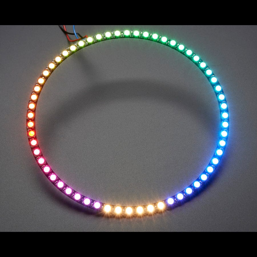 NeoPixel 1/4 60 Ring - 5050 RGBW LED w/ Integrated Drivers (Cool White - 6000K) - Image 4