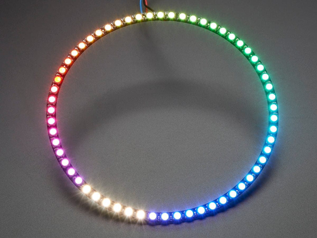 NeoPixel 1/4 60 Ring - 5050 RGBW LED w/ Integrated Drivers (Natural White - ~4500K) [Discontinued] - Image 4