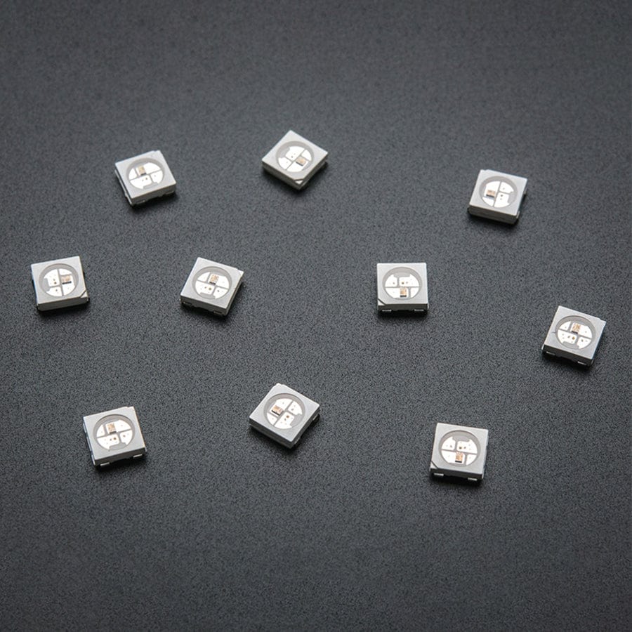 NeoPixel 5050 RGB LED with Integrated Driver Chip - 10 Pack - Image 2