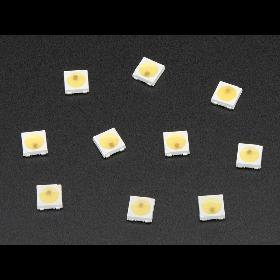 NeoPixel Cool White LED w/ Integrated Driver Chip - 10 Pack (~6000K) - Image 3