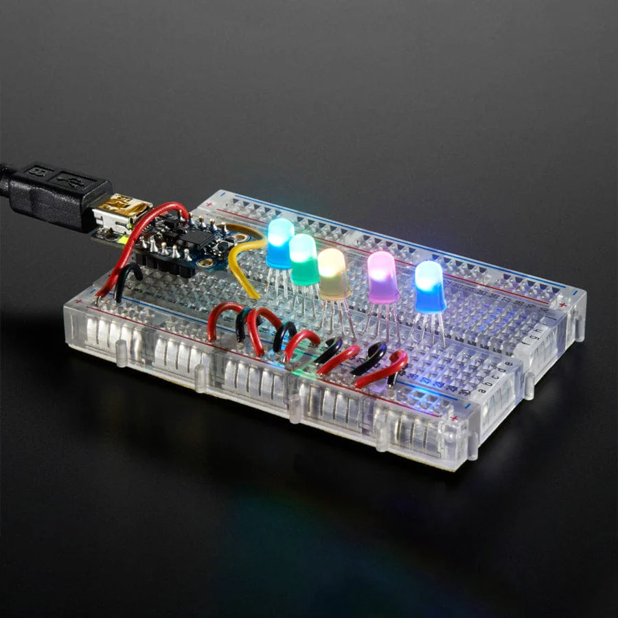 NeoPixel Diffused 5mm Through-Hole LED - 5 Pack - Image 4