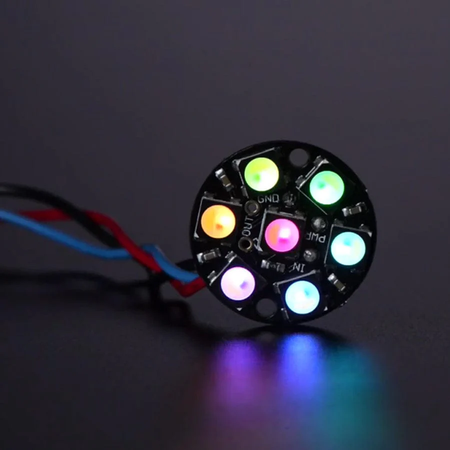 NeoPixel Jewel - 7 x 5050 RGBW LED w/ Integrated Drivers (Cool White - 6000K) - Image 3