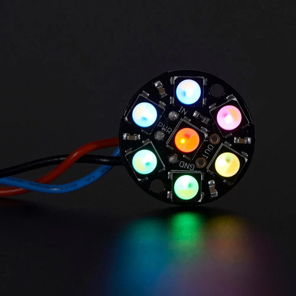 NeoPixel Jewel - 7 x 5050 RGBW LED w/ Integrated Drivers (Natural White - 4500K) - Image 2