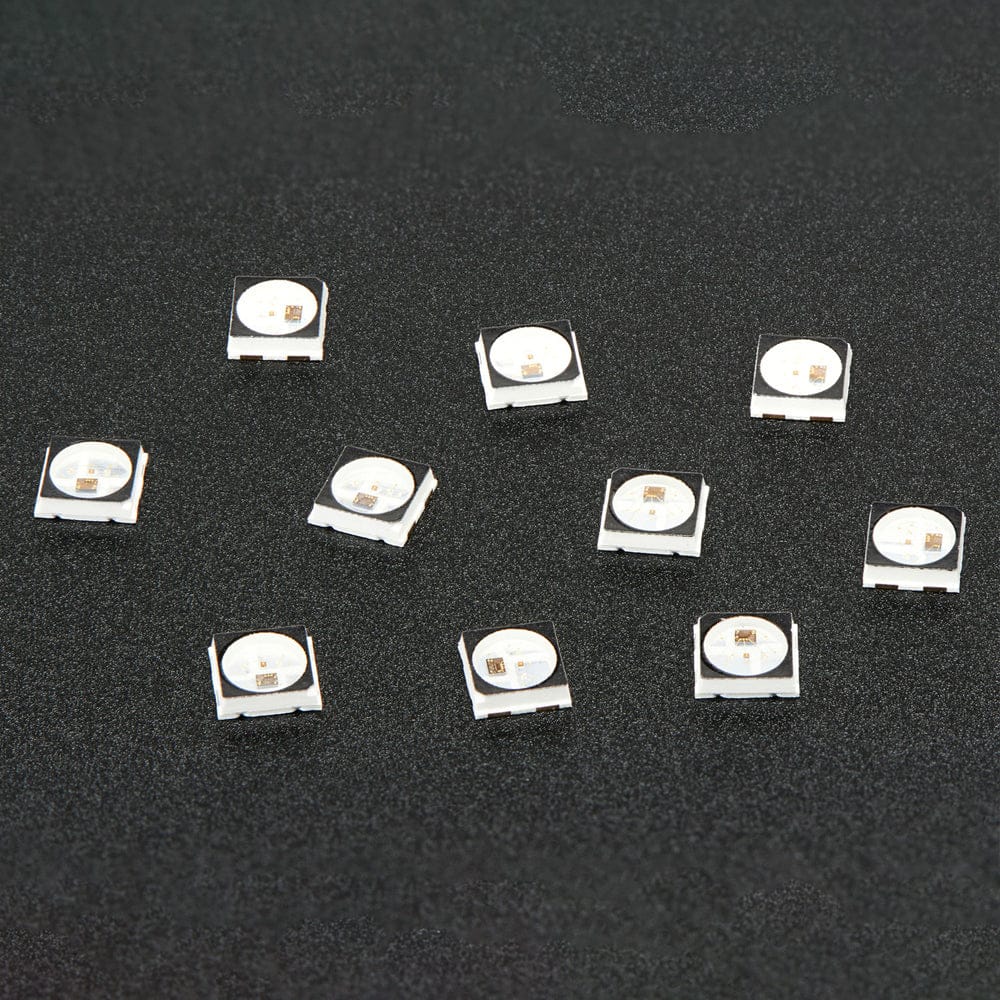 NeoPixel Mini 3535 RGB LEDs w/ Integrated Driver Chip - Black (Pack of 10) - Image 2