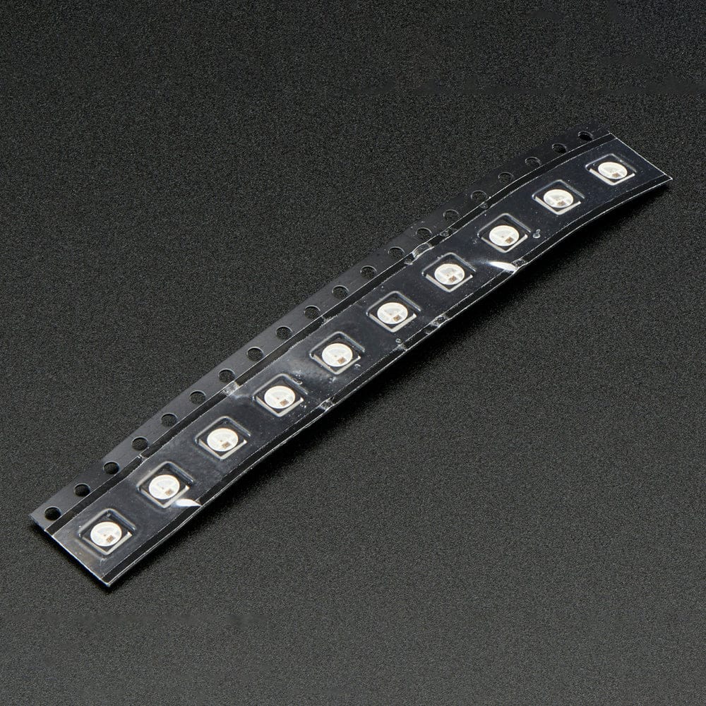 NeoPixel Mini 3535 RGB LEDs w/ Integrated Driver Chip - Black (Pack of 10) - Image 3