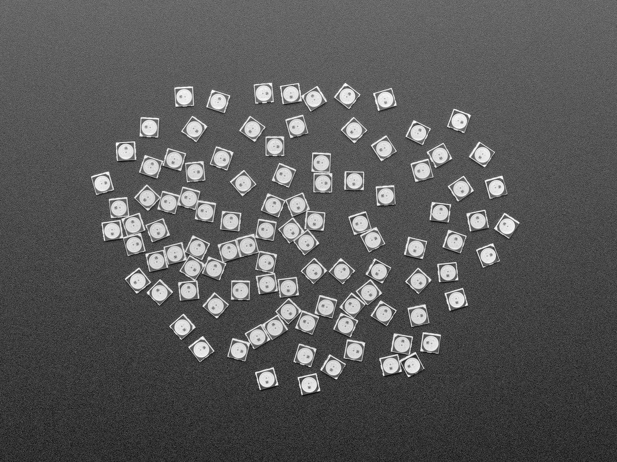 NeoPixel Mini 3535 RGB LEDs w/ Integrated Driver Chip - Black (Pack of 100) - Image 3