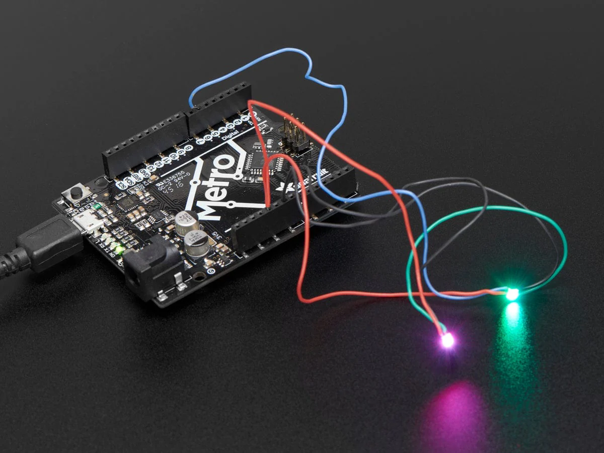 NeoPixel Nano 2427 RGB LEDs w/ Integrated Driver Chip - 10 Pack - Image 3