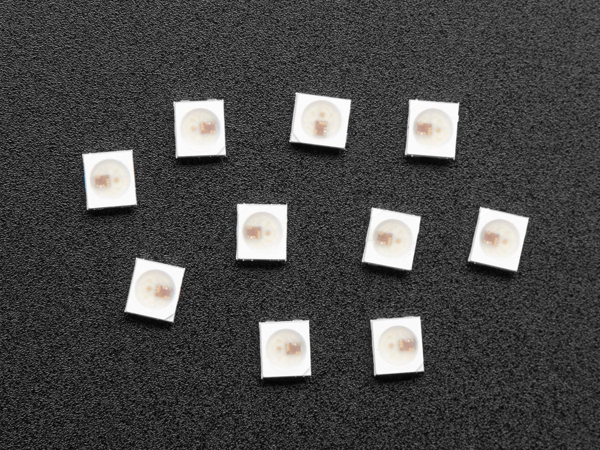 NeoPixel Nano 2427 RGB LEDs w/ Integrated Driver Chip - 10 Pack - Image 6