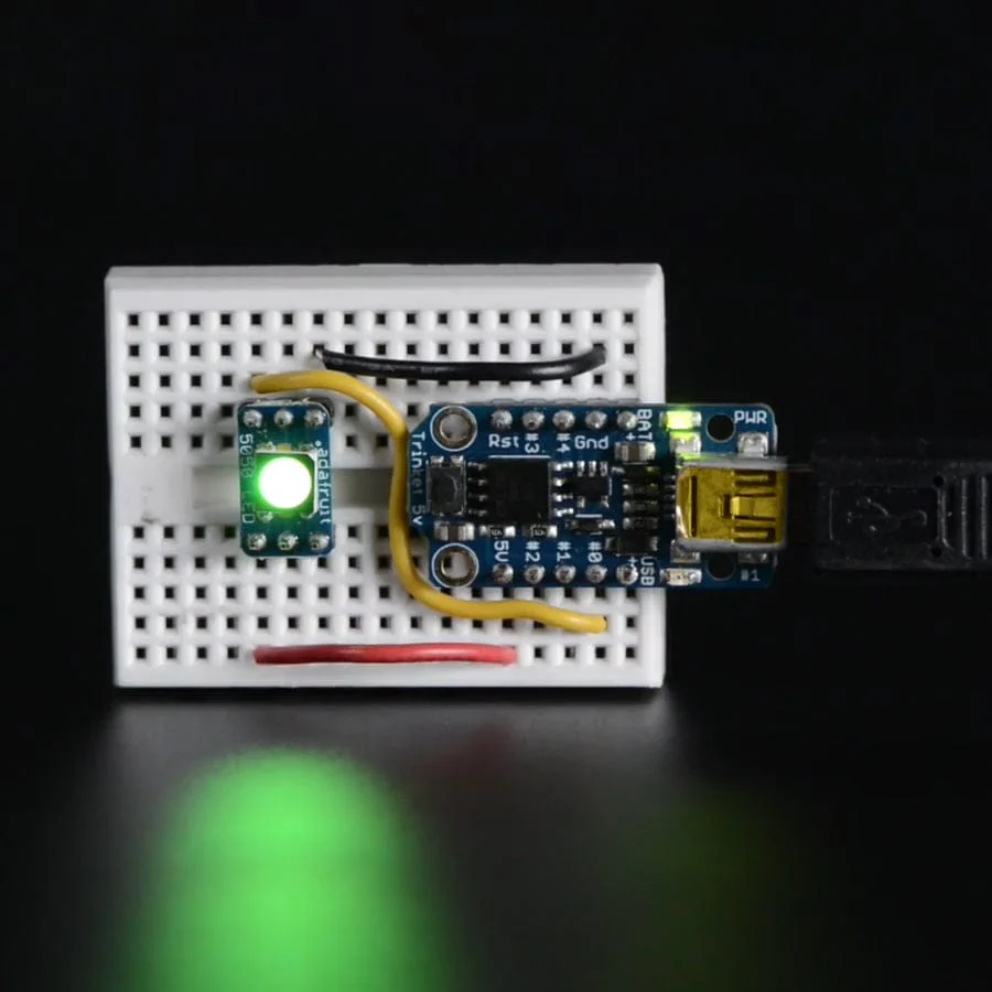 NeoPixel RGBW LEDs w/ Integrated Driver Chip - Natural White (~4500K - Black Casing - 10 Pack) - Image 4