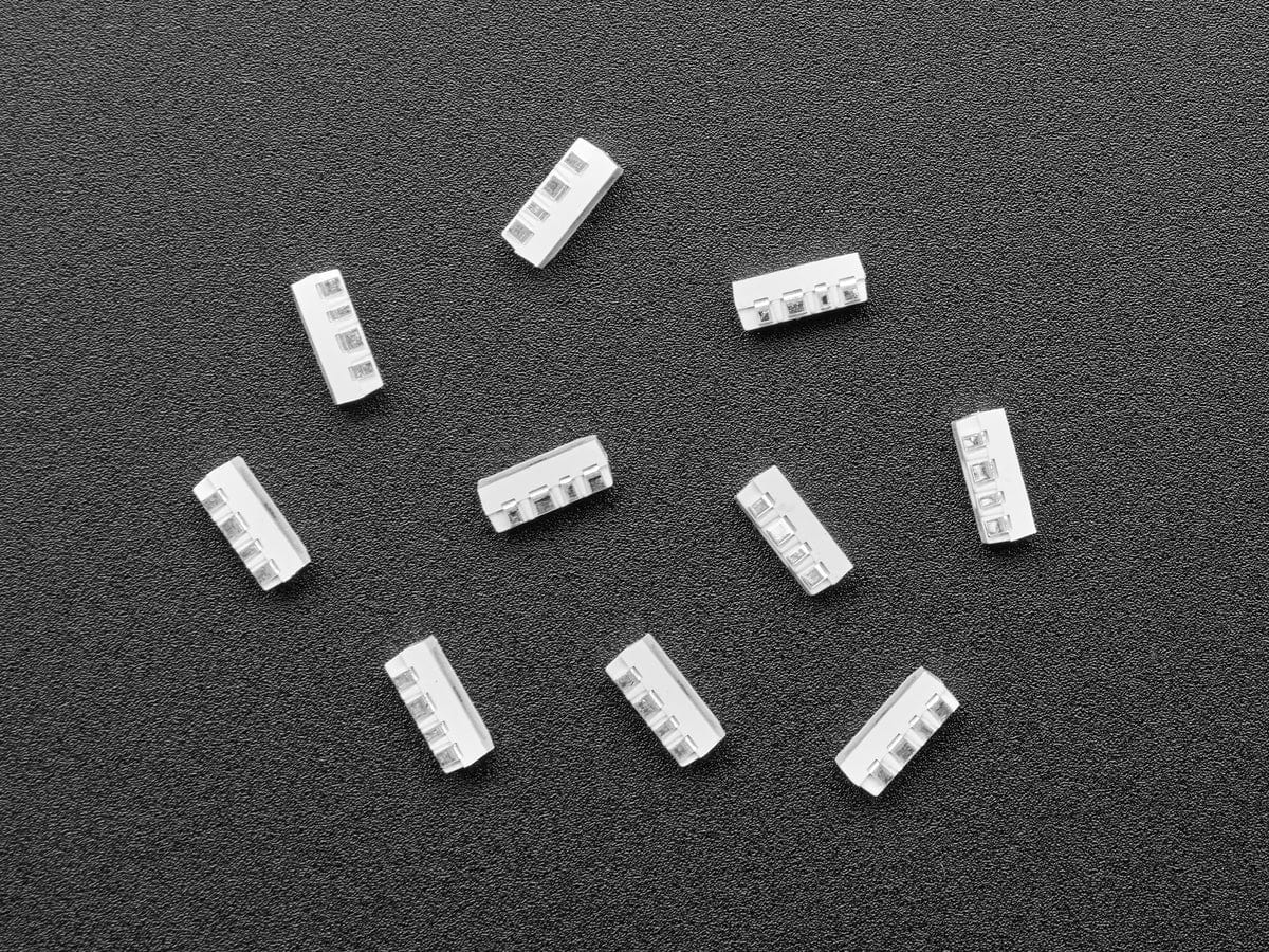 NeoPixel Side-Light RGB LED w/ Integrated Driver Chip - 10-pack (SK6812B 4020) - Image 3