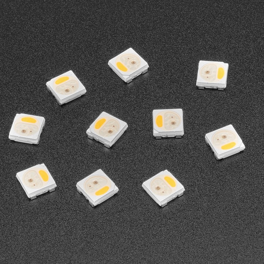 NeoPixel Warm White LED w/ Integrated Driver Chip - 10 Pack (~3000K) - Image 2