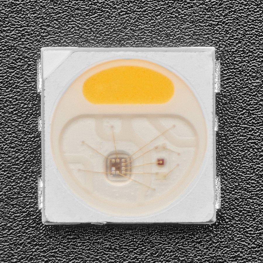 NeoPixel Warm White LED w/ Integrated Driver Chip - 10 Pack (~3000K) - Image 3