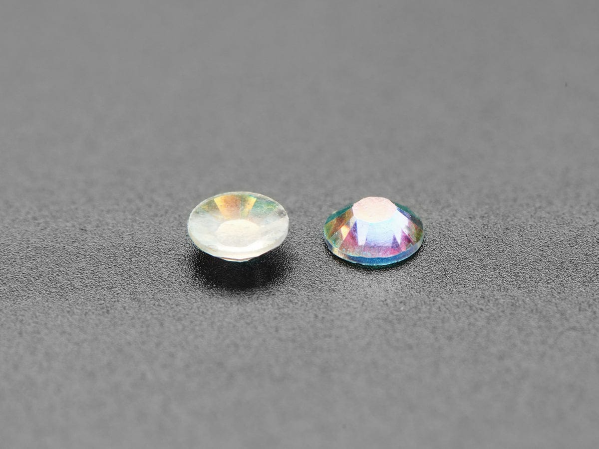 No-Foil Flat Back Rainbow Crystals for NeoPixel LEDs - 100 pack (SS16) [Discontinued] - Image 2