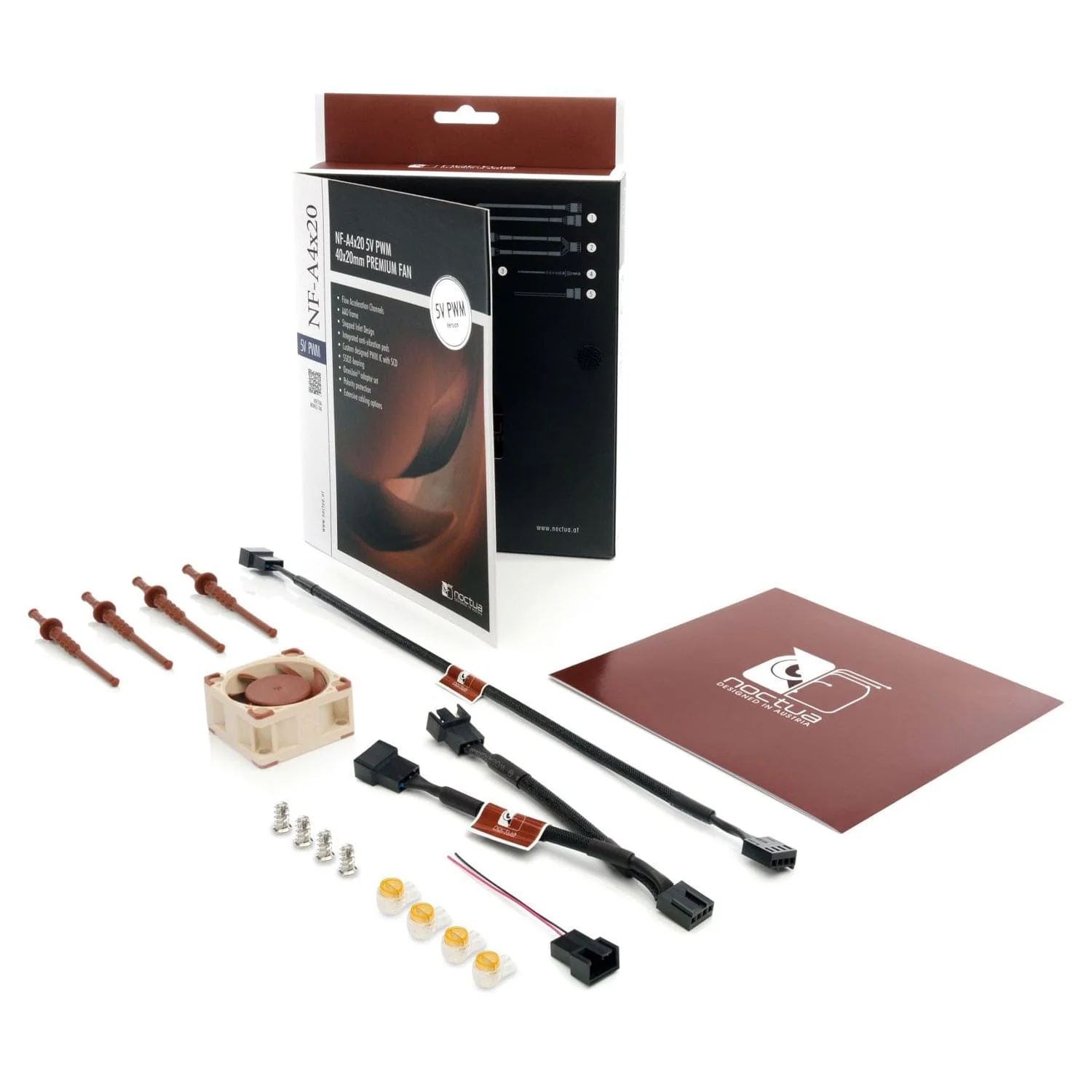Noctua NF-A4X20 - 5V PWM 40x20mm Quiet Cooling Fan - Image 5
