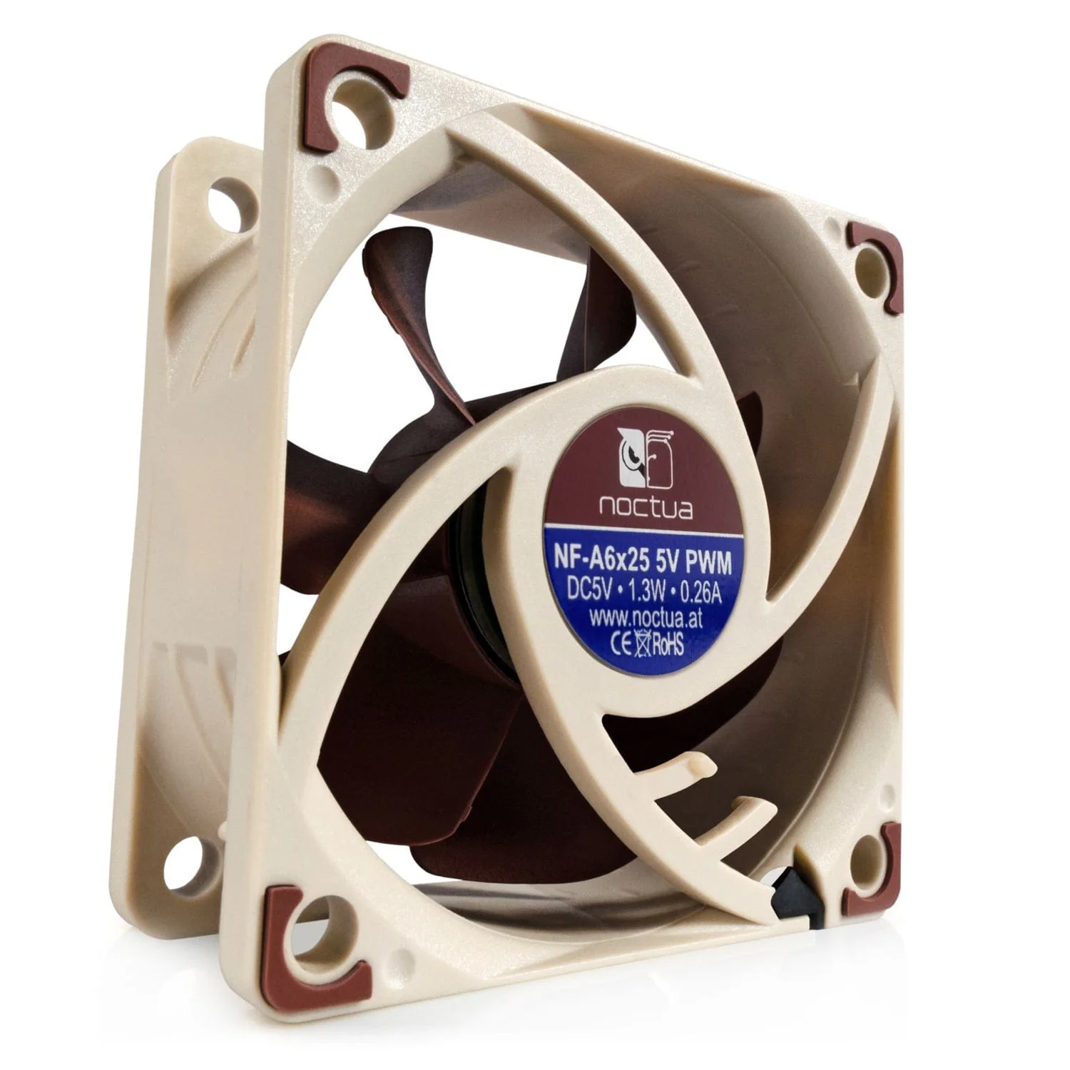 Noctua NF-A6X25 - 5V PWM 60x25mm Quiet Cooling Fan - Image 2