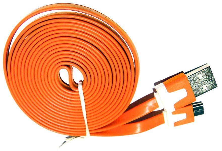USB to Micro-USB Noodle Cable - 2m - Image 3