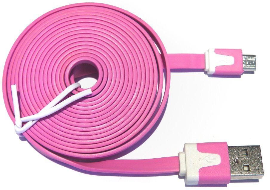 USB to Micro-USB Noodle Cable - 2m - Image 6