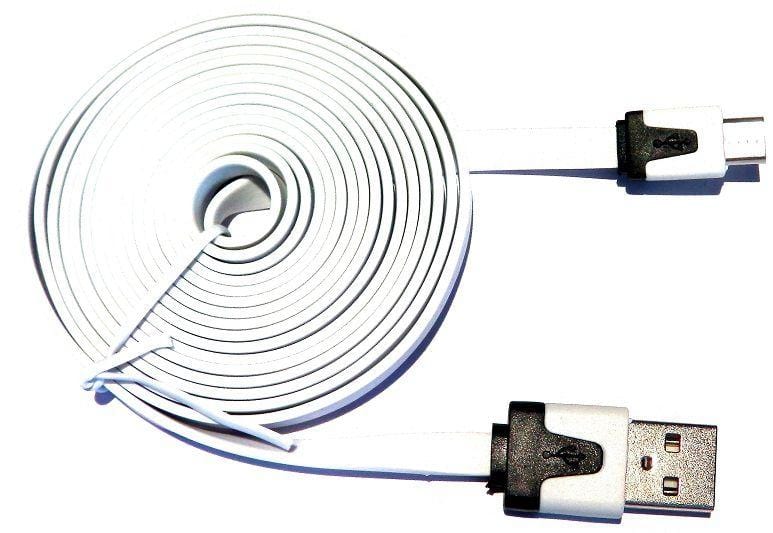 USB to Micro-USB Noodle Cable - 2m - Image 7